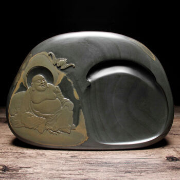 方寸乾坤 砚中至宝 记方学斌大师设计《福寿康宁》歙砚